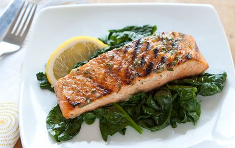 grilled salmon